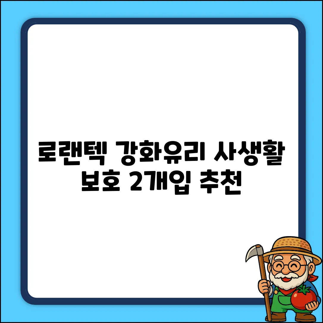 로랜텍 강화유리 사생활 프라이버시 액정보호필름 2p, 1개 추천 리뷰