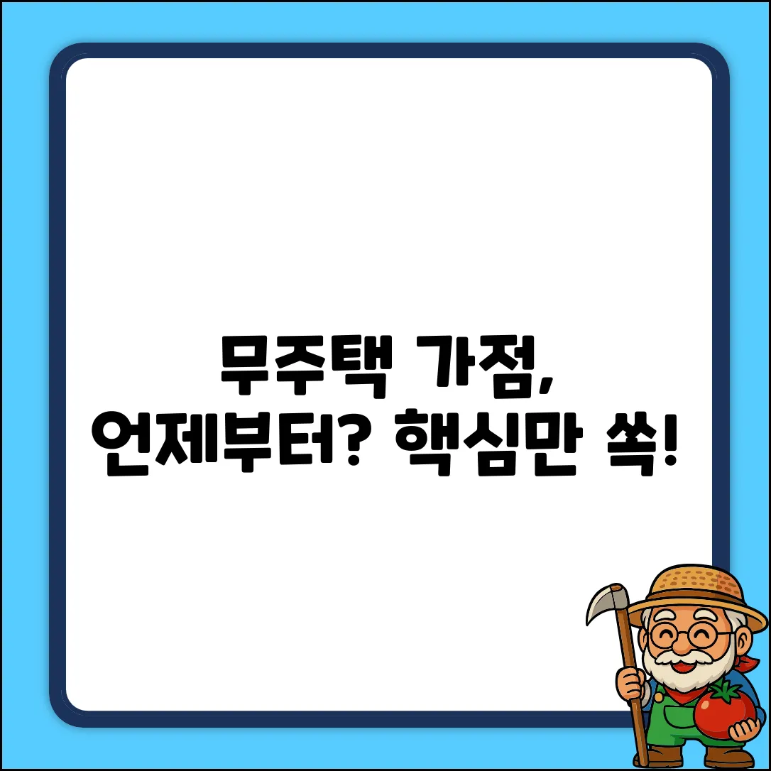 무주택 가점 산정기간, 언제부터? 완벽 가이드