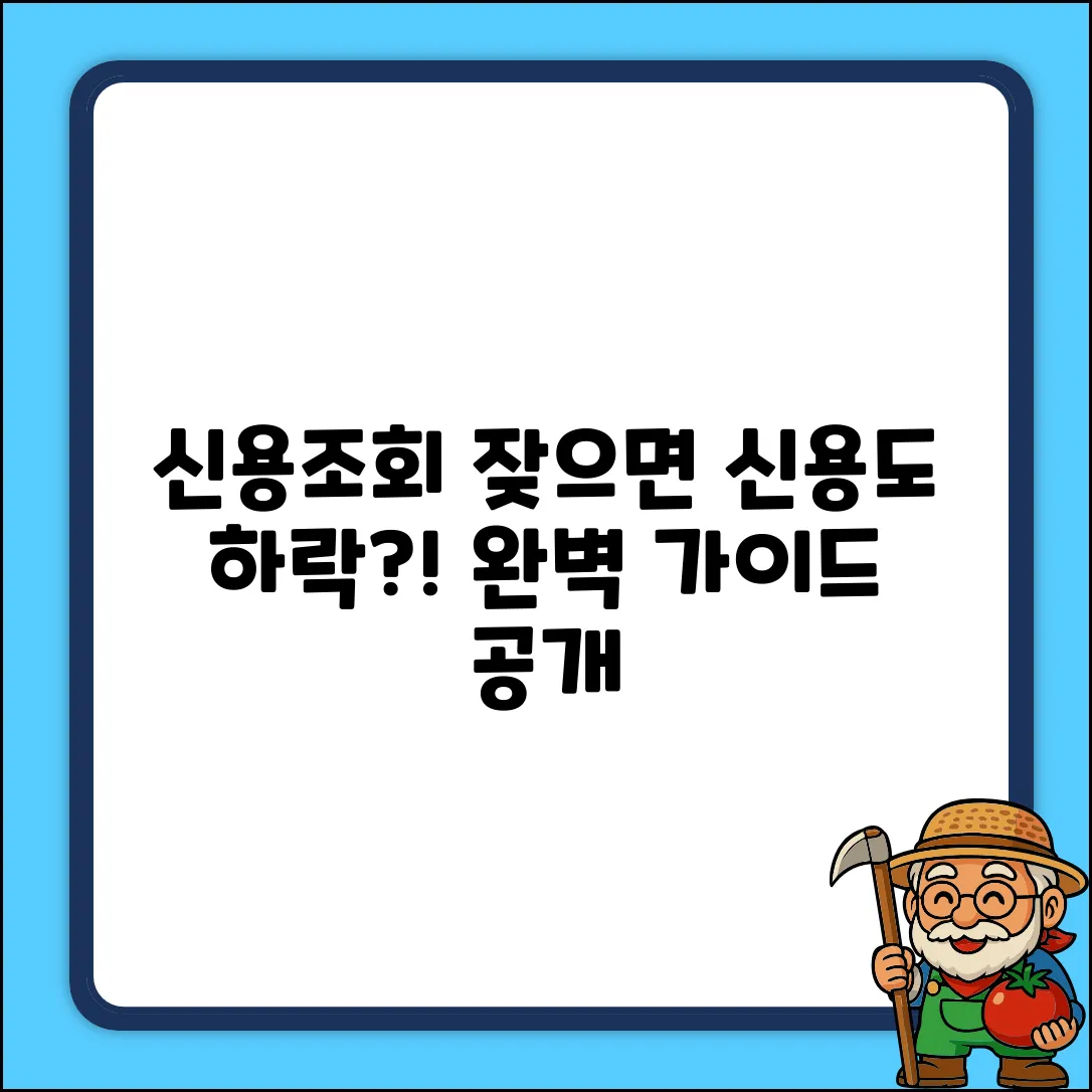 신용조회 잦으면 신용도 하락? 완벽 가이드
