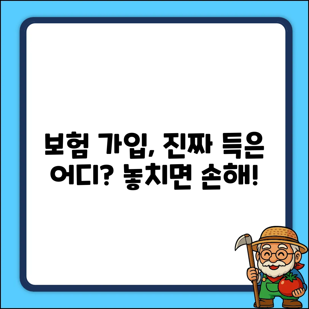 보험가입사이트, 어디가 진짜 득일까?