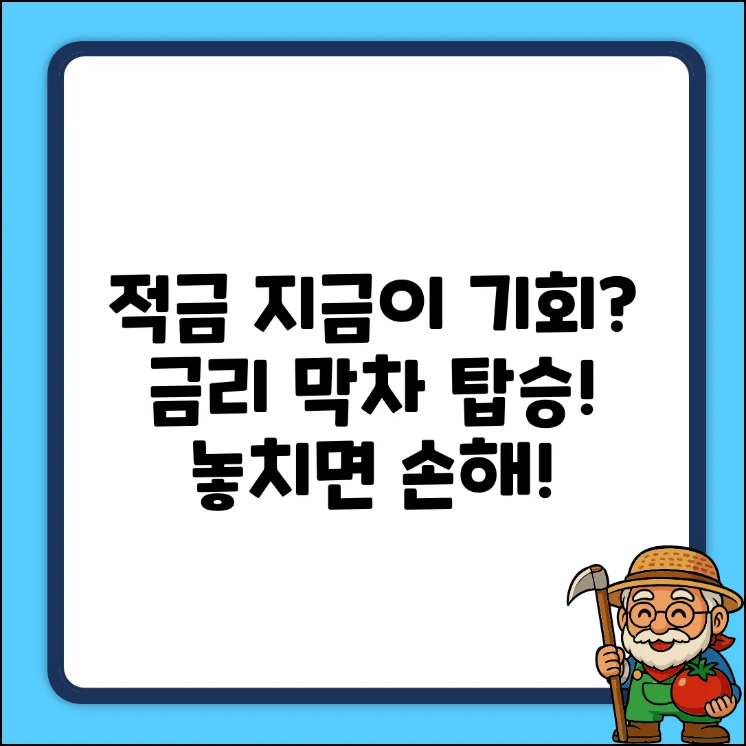 적금 금리, 지금이 기회일까?