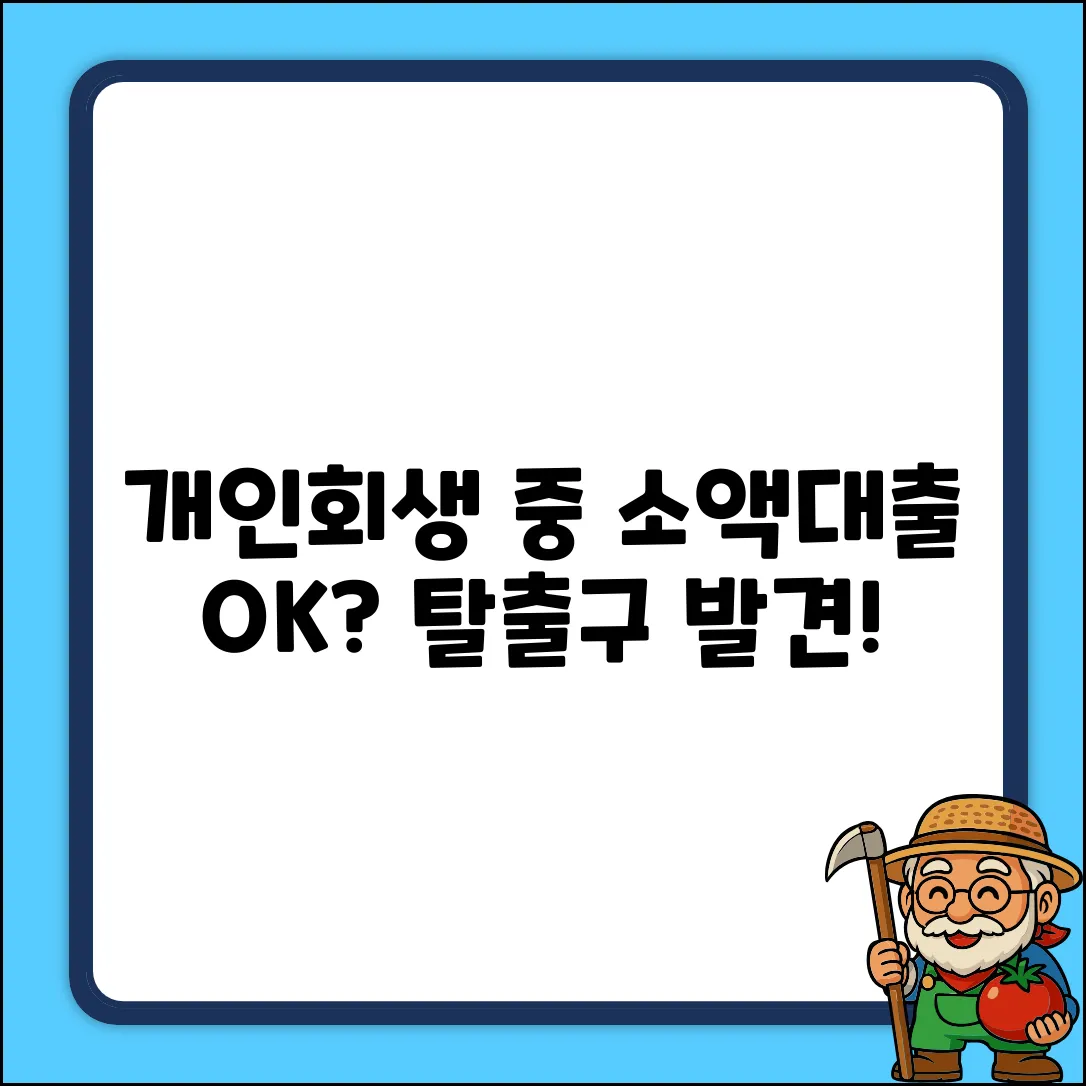 개인회생 중 소액대출? 탈출구 발견!