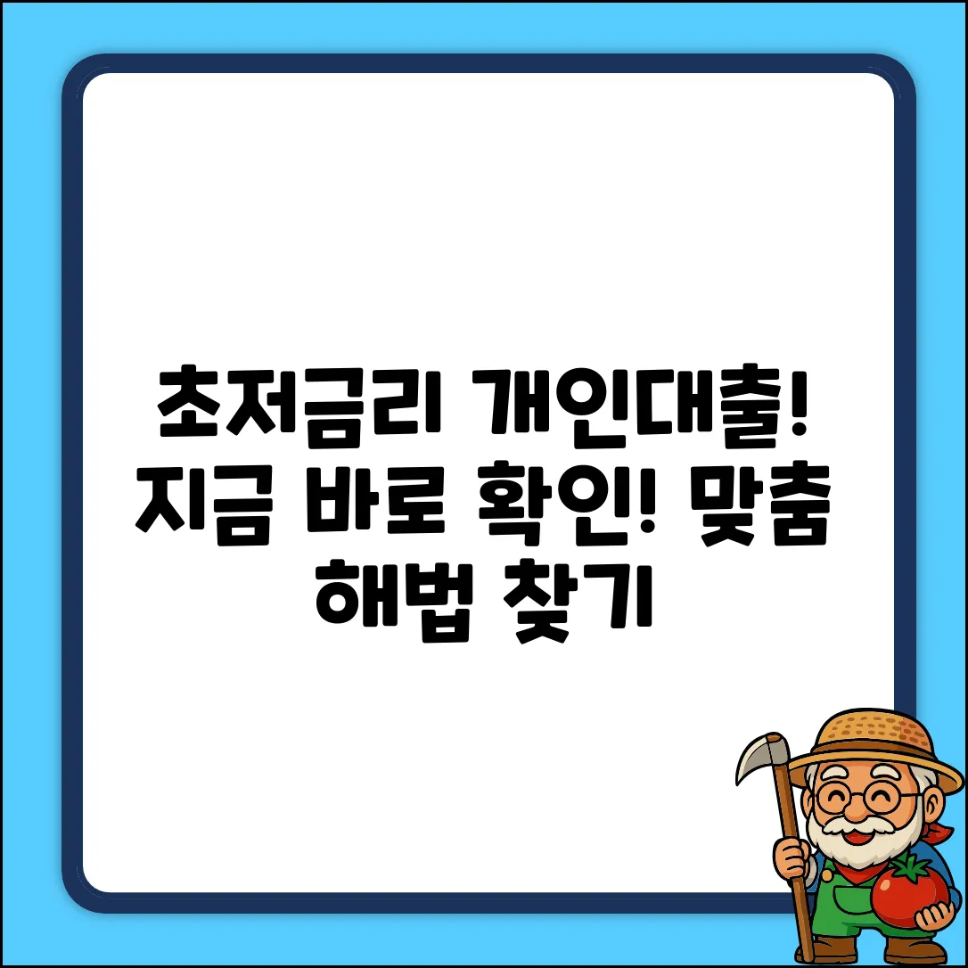 개인대출, 딱 맞는 해법? 놀라운 금리 혜택!