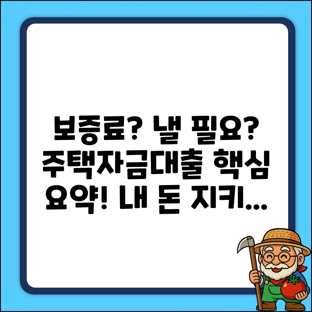 주택자금대출 보증료, 꼭 내야 할까요?